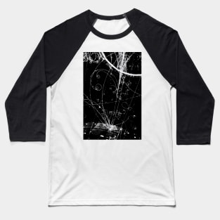 Subatomic particle tracks (A138/0122) Baseball T-Shirt